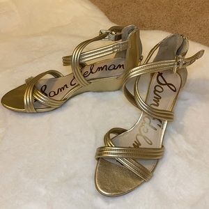 Sam Edelman Gold Sandals